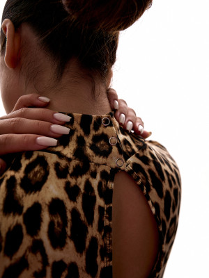 Леопардовий комбінезон для танців з віскози