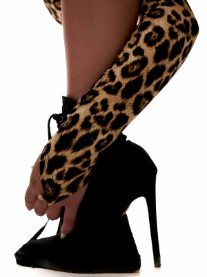 Леопардовий комбінезон для танців з віскози