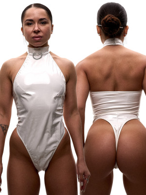 БОДІ CHOKER | ЛАТЕКС | БІЛИЙ