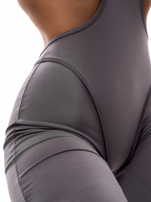 Сірий спортивний комбінезон Luna для танців та спорту