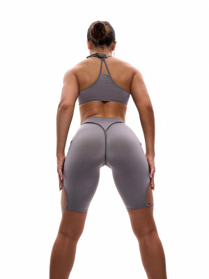 Сірий спортивний комбінезон Luna для танців та спорту