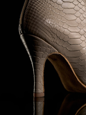 Бежеві High Heels для танців з натуральної шкіри