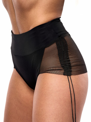 ШОРТИ DRAWSTRING | БІФЛЕКС ТА СІТКА | ЧОРНІ