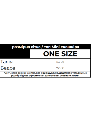 ТОП MINI | ШКІРА ТОП MINI | ШКІРА