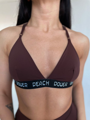 Топ Peach | Коричневий
