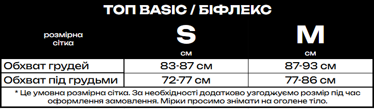 Універсальний базовий топ для тренувань